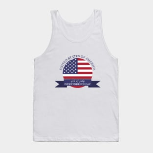 4th of july independence Tank Top